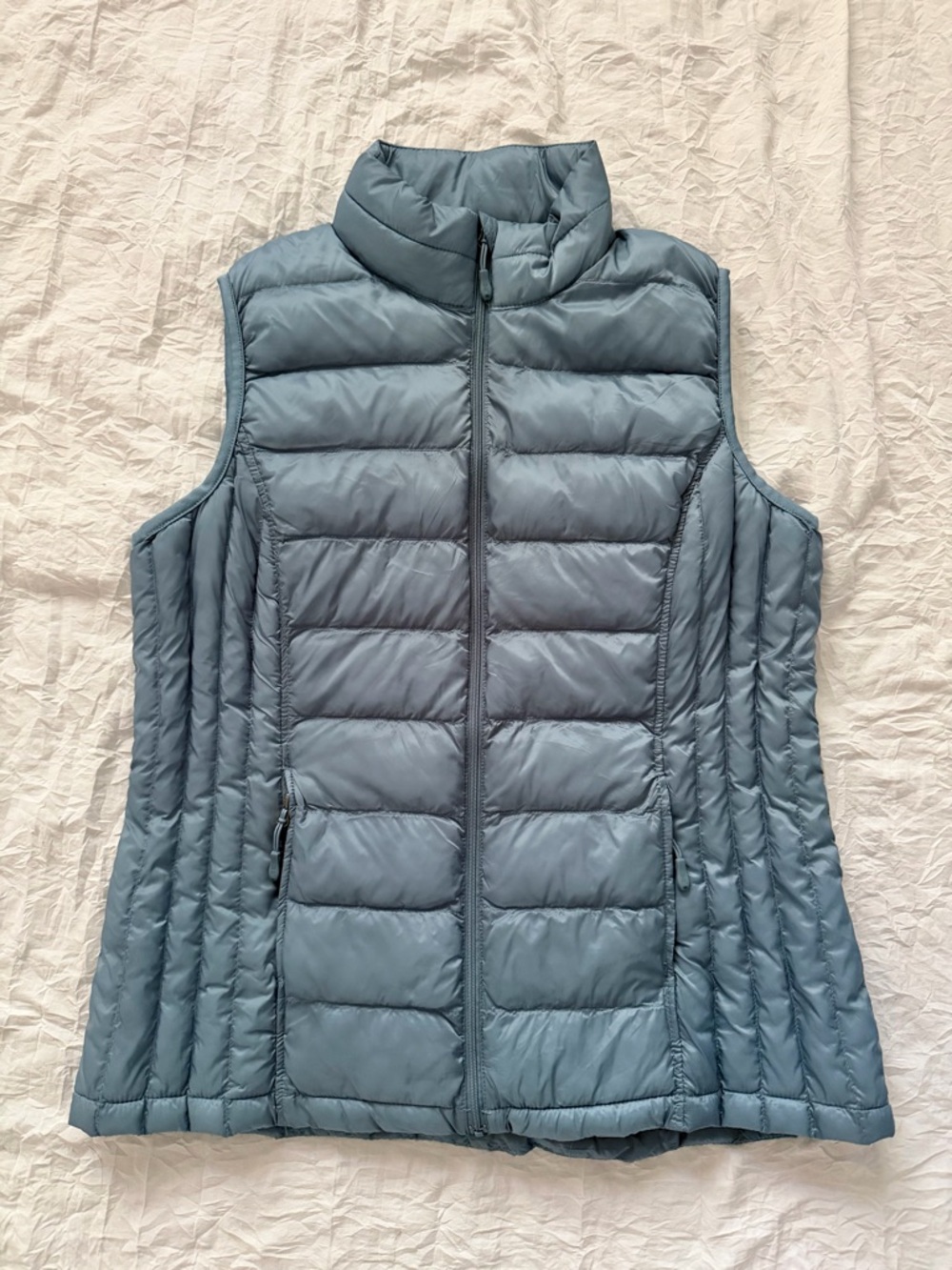 NWT - 32 Degrees - Women's Lightweight Quilted Puffer Vest - Slate Blue - Picture 3 of 16